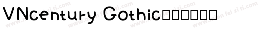VNcentury Gothic字体转换